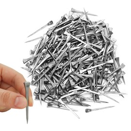 USUNFARM 250pcs Horseshoe Nails E6 Stainless Steel,2 Inches Easy Carry Hoof Horseshoe Tools,Securing Firmly Tool Accessory for Horse Training Equestrian Sports (E6)