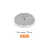 METALLIXITY 4pcs Solid Aluminum Disc Aluminum Circle Disc Disc Disc
