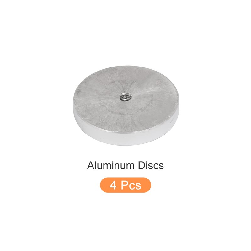 METALLIXITY 4pcs Solid Aluminum Disc Aluminum Circle Disc Disc Disc