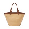 Fossil Straw Tote, Natural