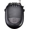 Go Travel Retractable Cable Padlock, 3-Dial Design Combination Lock, Cable