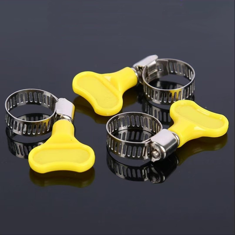 Hose Band, Hose Clamp, Pack of 10, Hand Tightened Hose