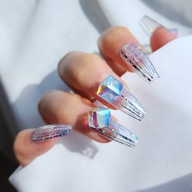 Silvers Handmade Nail Tips - Square / 실버즈 수제 네일팁 - 스퀘어