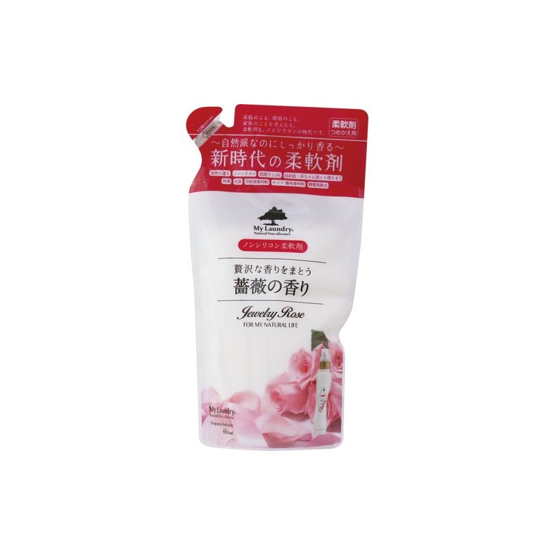 Scent of my laundry rose Refill [Non silicon softener] 480ml
