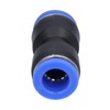 50Pcs Straight Pneumatic Connector Push to Connect Fittings for PU-10