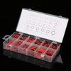 Insulating Spacers, Paper Seals, 600 Pieces, 12 Sizes, Red Steel
