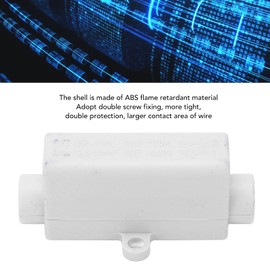 Sonew 5 Piece Brass Wire Connector Premium Brass Double Screw Butt Wire Terminal Block 1000V 100A Wide Use with ABS Housing for Wiring