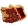 Bass & Hook Puzzle Box with Hidden Compartment