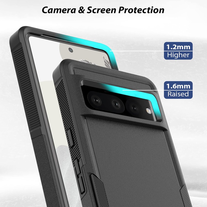 ZUSLAB Rugged Case for Pixel 7 Pro Rugged Defender Protective