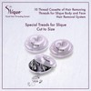 10 Thread Cassette for Slique Eyebrow Facial and Body Hair