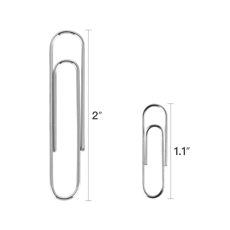 Paper Clips Assorted Sizes, Large Paper Clips, Small Paper Clips,
