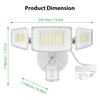 iMaihom 65W 6500LM Motion Sensor Outdoor Light, Plug In LED