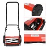iMeshbean Manual Reel Lawn Mower 14 inch 5 Blades Adjustable