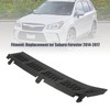 Front Bumper Molding Side Cover Trim Black ABS Replacement for