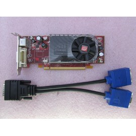Radeon HD 2400 XT 256MB Low Profile Video Card + Splitter Y Cable