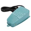 Akozon TFS-2 Foot Pedal Switch, Foot Operation, Anti-Slip, Aluminum, Two-Handed,