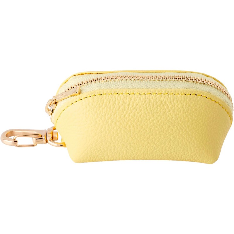 Slip-On OSL-3203 OSL-3203 Round Key Pouch Mini Yellow Simple Men's
