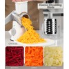 Ourokhome Rotary Cheese Grater Hand Crank, Kitchen Shredder Speed Mandolin