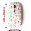 2.4G Wireless Mouse with Cute Pattern Design for All Laptops