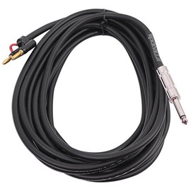 Rockville RCXBN20 20 Foot 1/4" TS to Banana Speaker Cable, 16 Gauge, 100% Copper