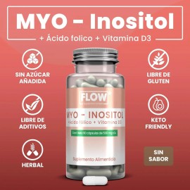 Myo Inositol 90 Cápsulas 500 Mg Flow