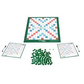 mattelgames Scrabble Duplicate, Board Game and Letters on the Playground, Up to 6 Players at the Same Time, GTJ31