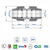 SmartProduct PP Coupling MDPE 32 mm x 32 mm Screw