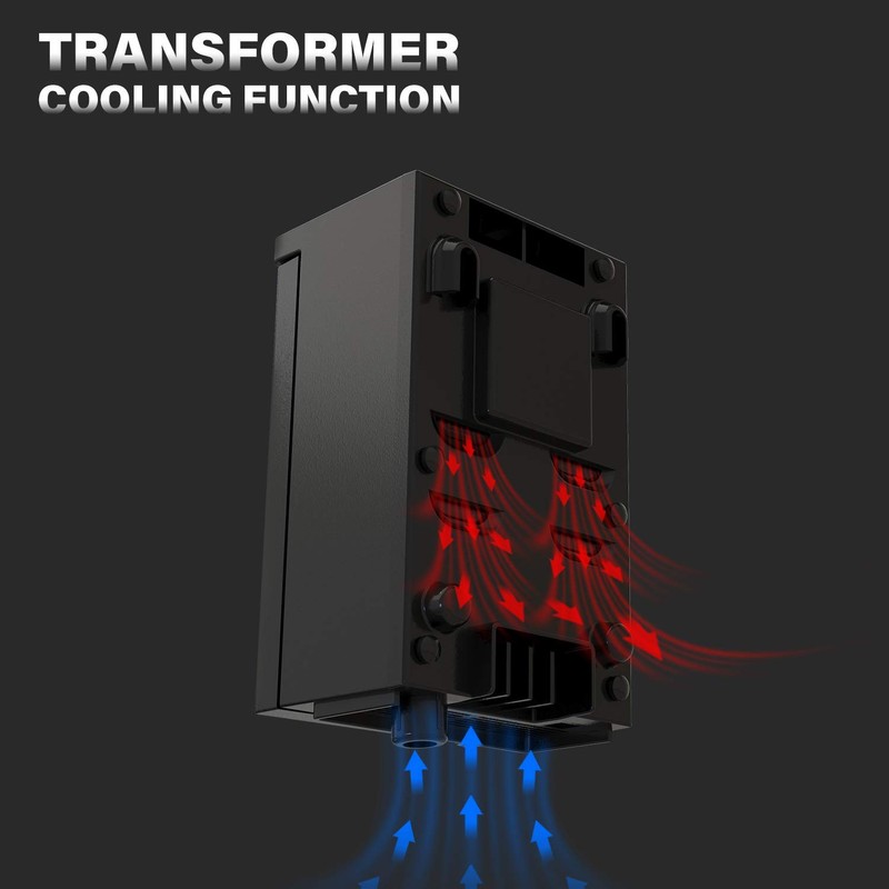Low Voltage Transformer 45 Watt for Outdoor Landscape Lighting with