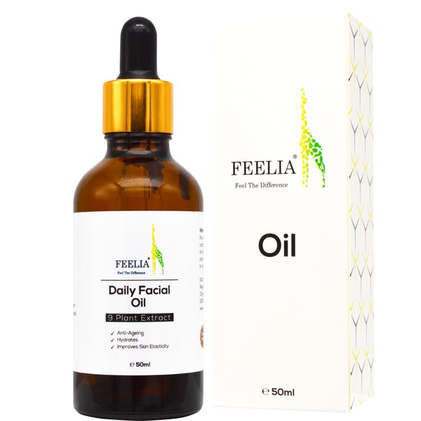 Feelia – Daily Facial Oil, With Rosehip, Carrot, Argan, Jojoba,