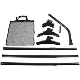 Cen-Tec Systems 95754 24 Ft. Elevated Ventilation Ductwork Vacuum Cleaning Set, Black