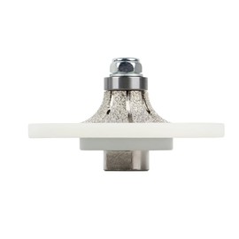 Diamond Hand Profiler/Router Bit White Nylon Cover Granite Worktop Full Bullnose (B10)