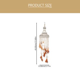 Veemoon Conch Sea Shell Wind Chime Nautical Hanging Wind Chime Shell Wind Chimes Hanging Pendant Seashell Wind Chimes Decoration for Home Living Room Garden