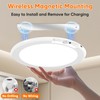 Rechargeable Motion Sensor Ceiling Light with Remote, Battery Operated Closet
