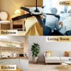 15 Pack Ceiling Fan Filters for Blades, Activated Carbon Filters,Easy