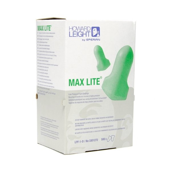 Max Lite Earplug Dispenser Refill No Cord 500/box