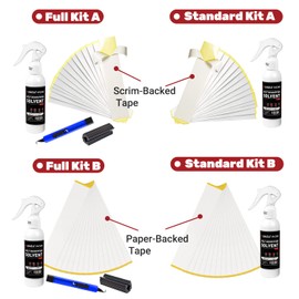 EAGLE WORK Golf Regriping Kits, 15 Scrim-Backed Tapes, 5oz Solvent, Vise Clamp and Hook Blade
