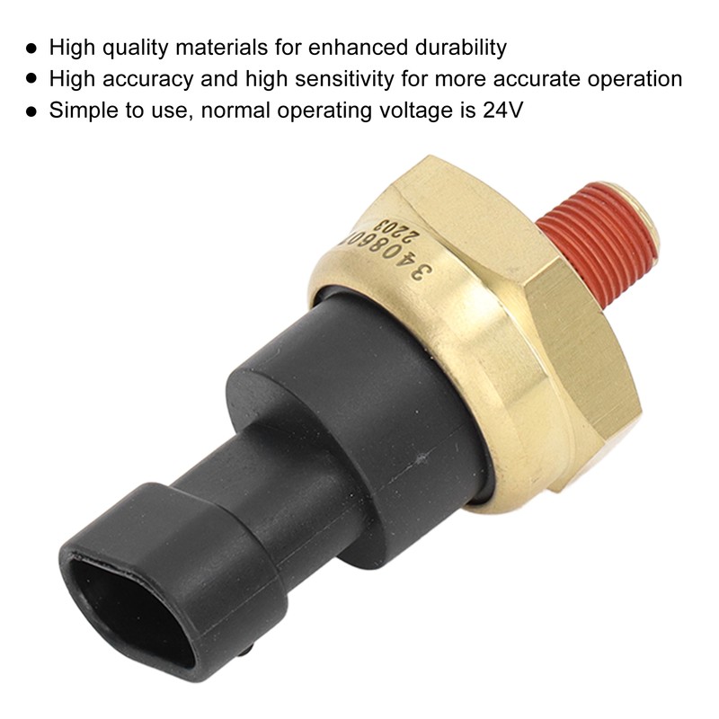 Oil Pressure Sensor 3408607 Pressure Sensor Transducer Replacement for Cummins