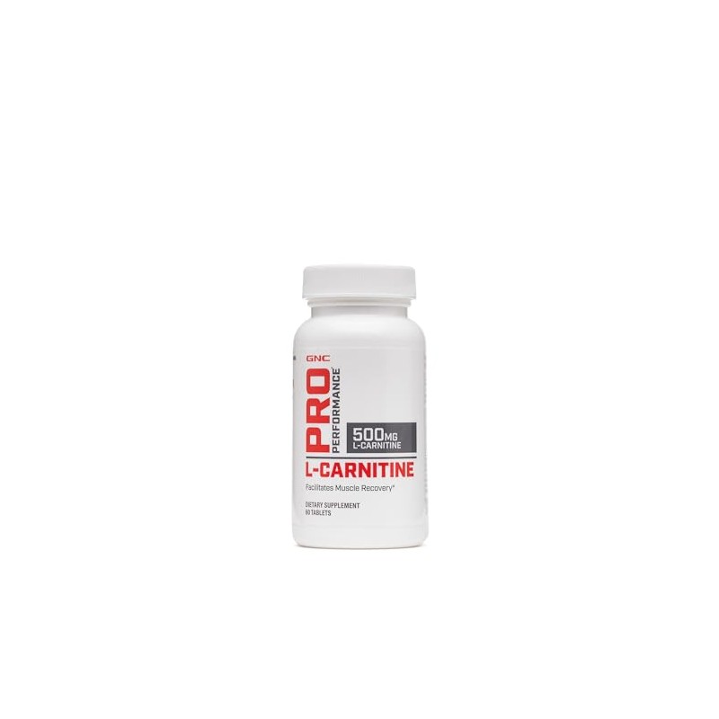GNC Pro Performance L-Carnitine, 60 Tablets, Supports Muscle Recovery