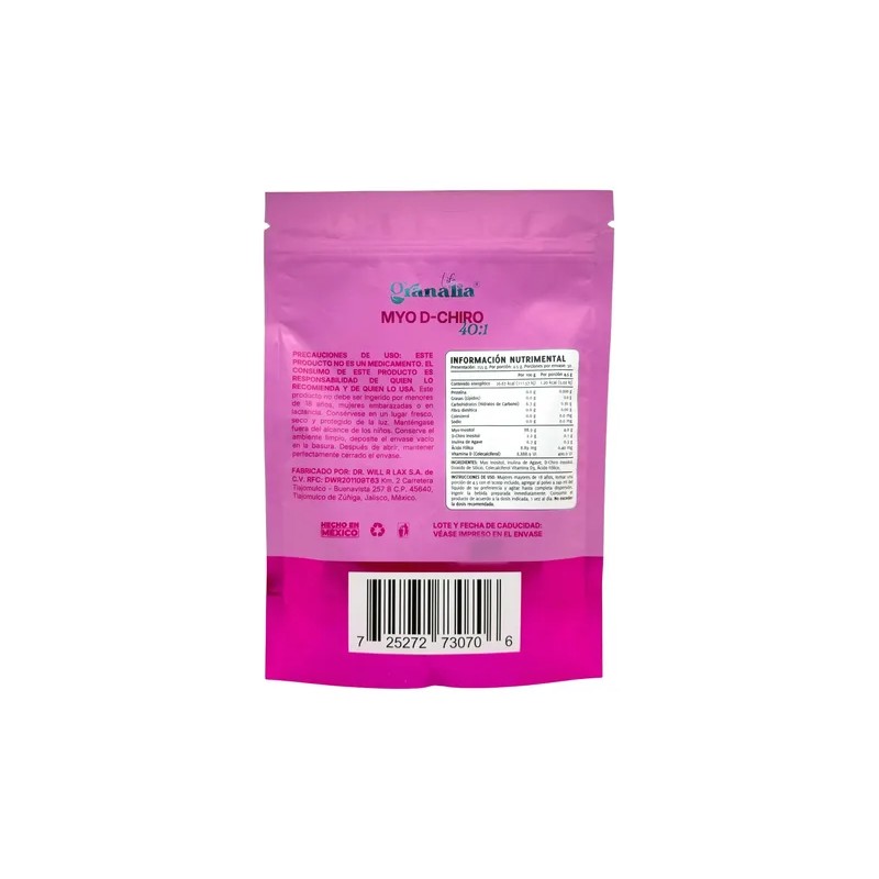 Myo D-chiro Inositol 40:1 Vitamina D3 225 G Granalia Life