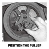 Powerbuilt Harmonic Balancer Puller Set, Adjustable 3 jaw press on