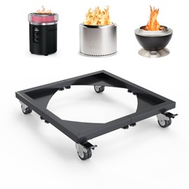 Fire Pit Stand for Fireside360™ Outdoor Heater & Fire Pit, for Cuisinart Cleanburn Fire Pit Solo Stove Bonfire Stand Heavy Duty All Steel Stand with Rolling Wheels for Solo Stove Ranger Yukon Fire Pit