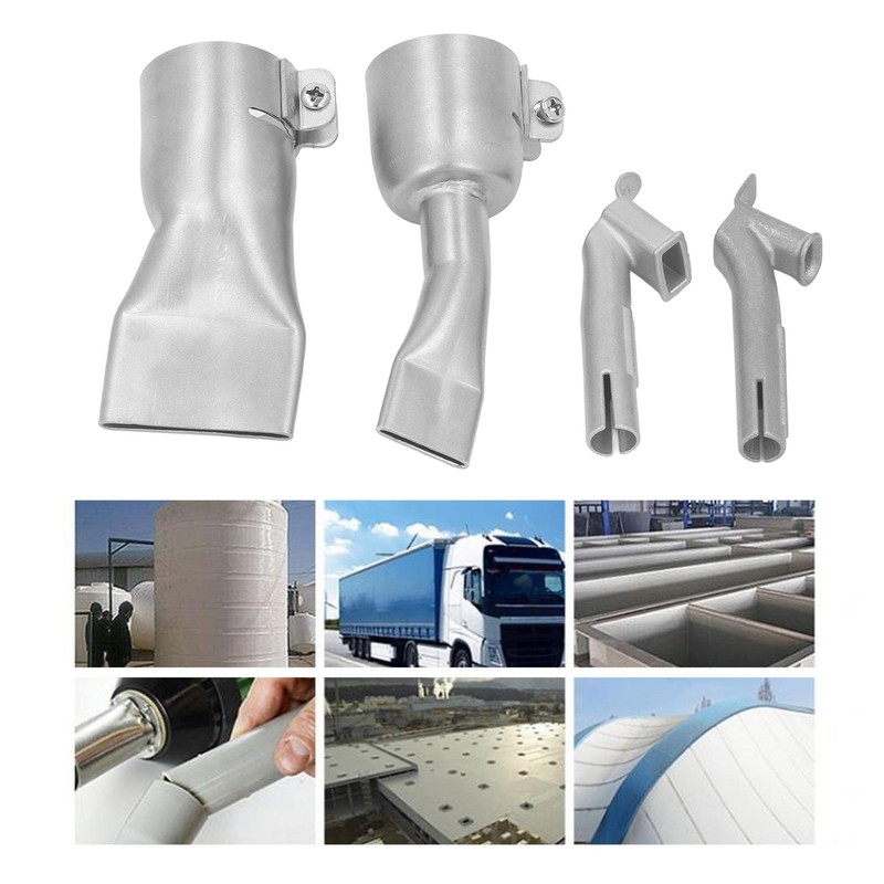 4 Pcs Set Hot Air Gun Nozzle 2Pcs Flat Wide