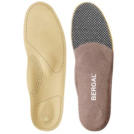 Bergal Ortho Comfort Women's Insoles Footbed with Genuine Leather Size 6