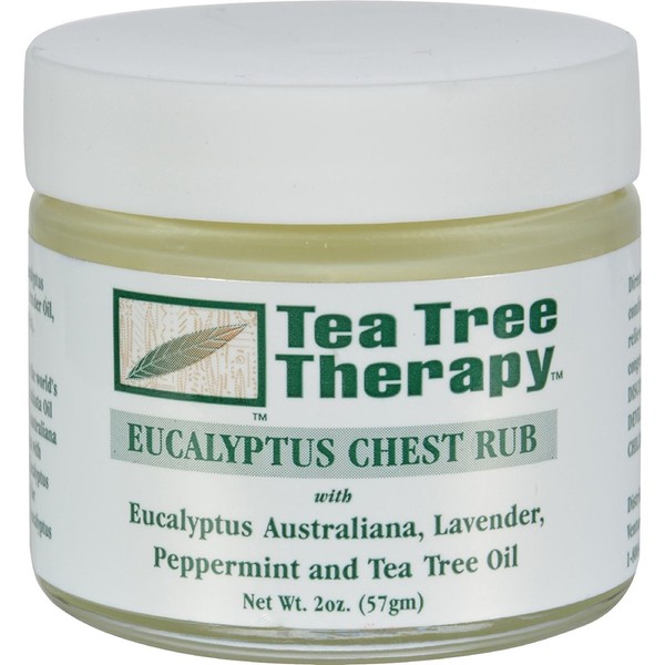 Tea Tree Therapy Eucalyptus Chest Rub, 2 Ounce - 6 per case.6