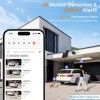 2-Pack Wireless Magnetic Security Cameras 2K WiFi with AI Motion
