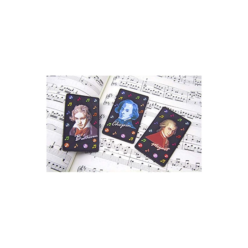 Music Themed Musicians Pictured Magnets (3 in a pack)