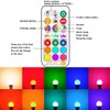 Yangcsl LED Light Bulbs 85W Equivalent 1200lm, RGB Color Changing
