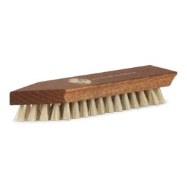 Langer & Messmer Shoe Brush for Cleaning Heavily Dirty Shoes - The Dirt Brush for Professional Shoe Care, brown