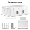 Namunanee Outdoor Electrical Junction Box, ABS Water Resistant Enclosure with