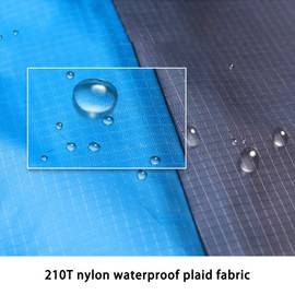 U/F Beach Blanket Waterproof Picnic Blanket，Extra Large 210 X 200cm Sandproof Picnic Beach Blanket，Portable Washable Beach Mat With 4 Fixed Nails，Suitable For Beach, Grass, Hiking, Camping, Garden